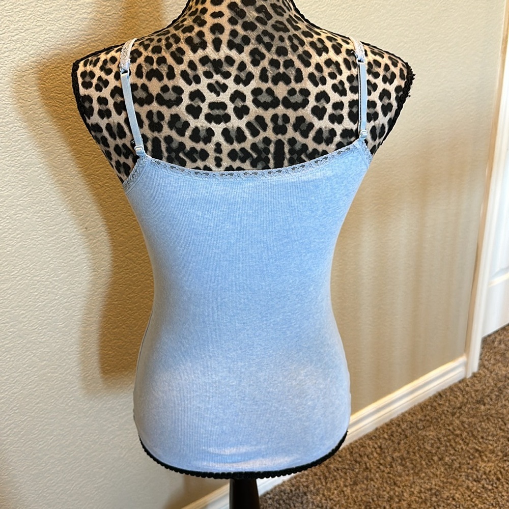 Nautical adjustable strap blue tank, new without tags, size M built in bra - Picture 6 of 10